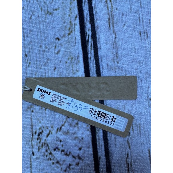 Skims Wireless Form Push Up Plunge Bra BR-WRL-1891 Cocoa Brown Size 36DD NWT - Picture 2 of 4